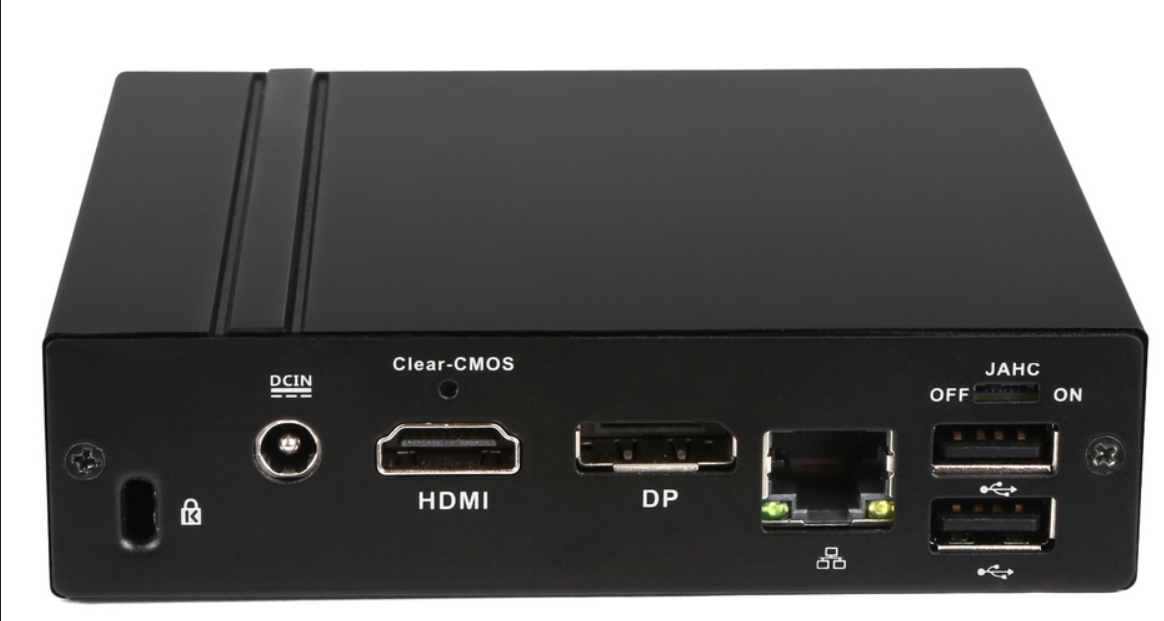 easescreen Mediaplayer PC Silber VM23 Lüfterlos 1xHDMI 1xDP1.2 ES-VM23-120/4